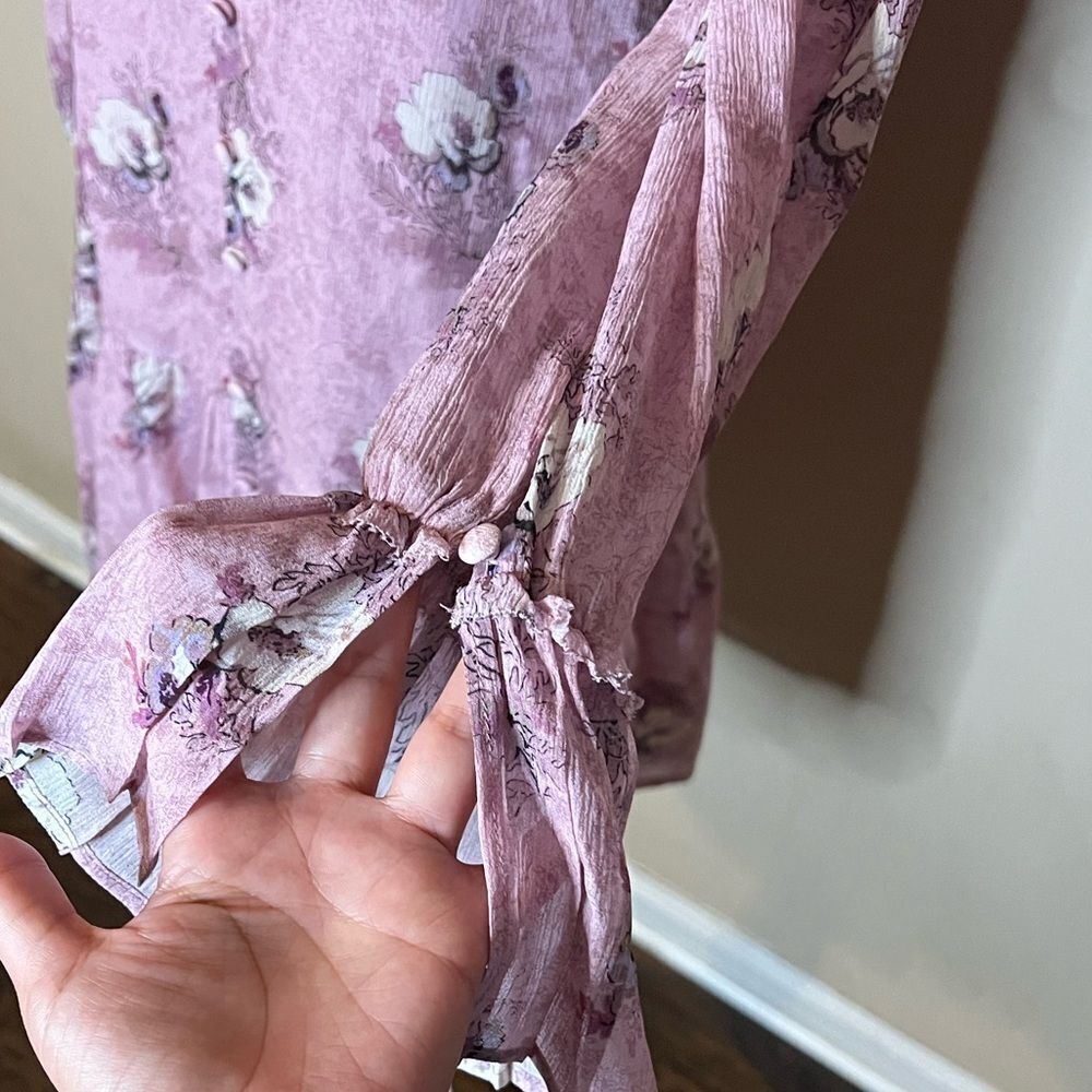 NWOT Paige Silk Carmela Floral Dress - Picture 5 of 7